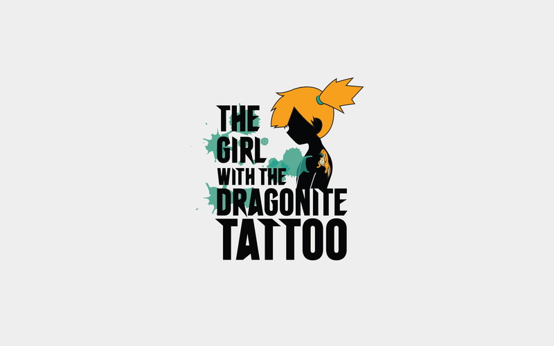 studio shot, cut out, communication, Misty (Pokémon), western script, Dragonite (Pokémon), copy space, Pokémon, white background, representation, no people