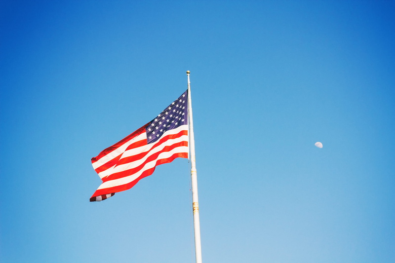 freedom, patriotism, independence, american flag, flag pole, phoenix, blue, low angle view, waving, flag, environment, clear sky, america, national icon