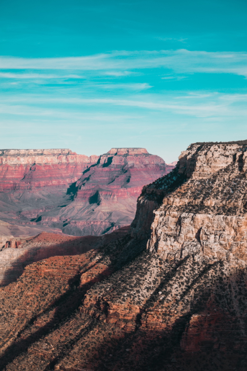 grand canyon, day, scenics - nature, az, desert, outdoors, rock formation, rock, mountain, no people, landscape, phoenix, beauty in nature, reds, sky, 5K