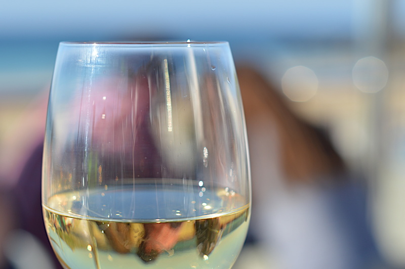 refreshment, 5K, wine, dining, day, party, clear, nature, wineglass, glass - Material, carbis bay, water, single, close, white, luxury, beach, st ives