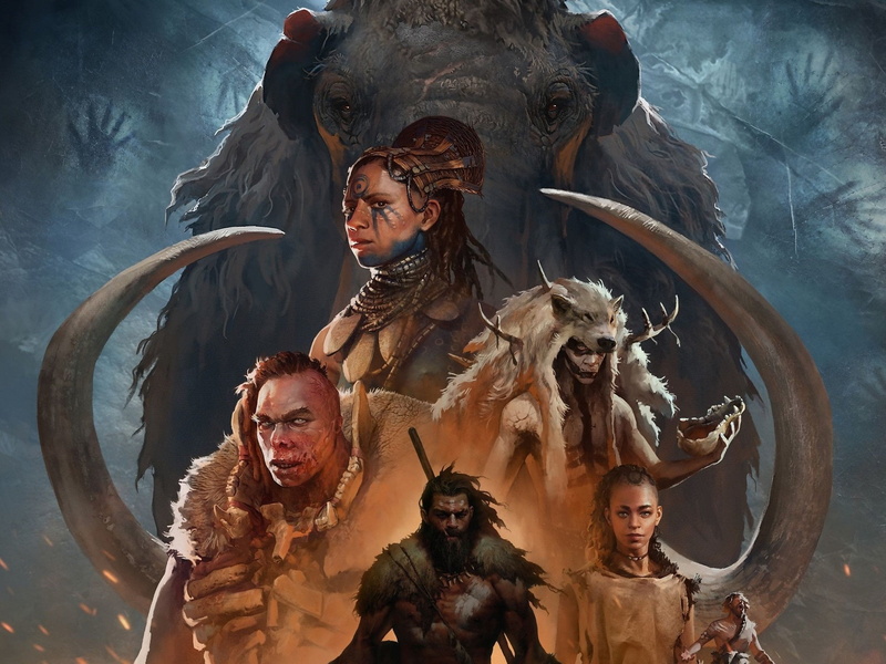 sculpture, place of worship, human representation, religion, Far Cry, indoors, Far Cry Primal, Mammoth, craft, representation, statue, real people, male likeness