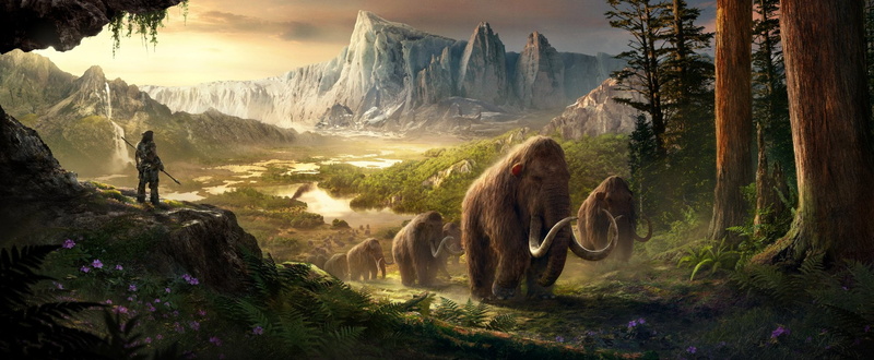 adventure, rock, leisure activity, Mammoth, 1080P, digital, Far Cry Primal, scenics - nature, rock - object, people, beauty in nature, hiking