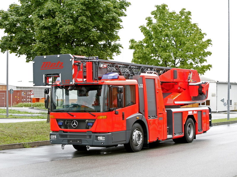 econic, firetruck, mercedes, benz, metz, 1080P, feuerwehr, 1999