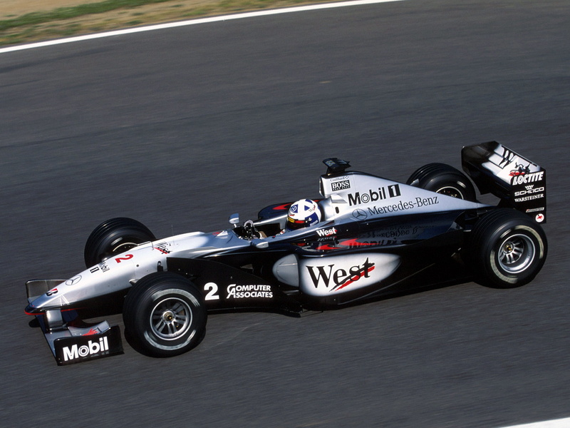 mercedes, 1080P, f 1, 1999, formula, race, racing, benz, mp4 14, mclaren