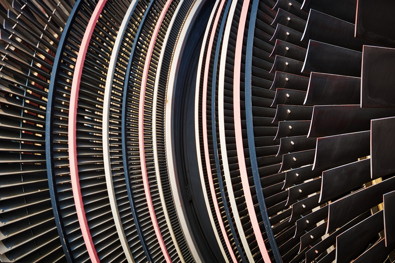 indoors, backgrounds, modern, mechanics, abstract, curve, drive, technology, large group of objects, gear, speed, long exposure, aircraft, pattern, in a row