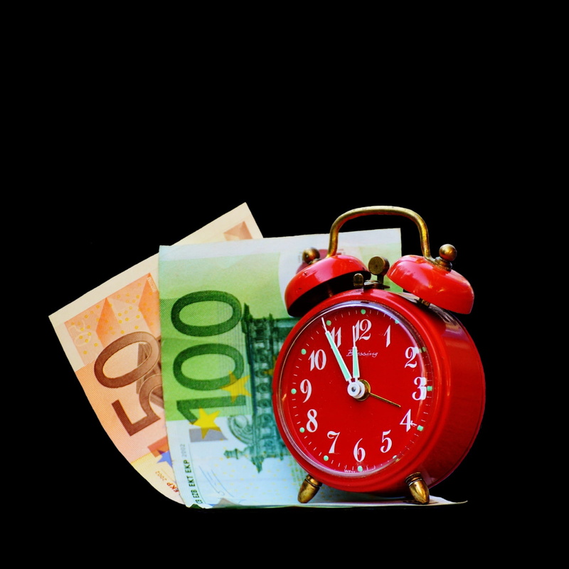 business, bank note, disaster, clock, way of thinking, time is money, the eleventh hour, dial, hours, making money, no people, 1080P, cut out, currency