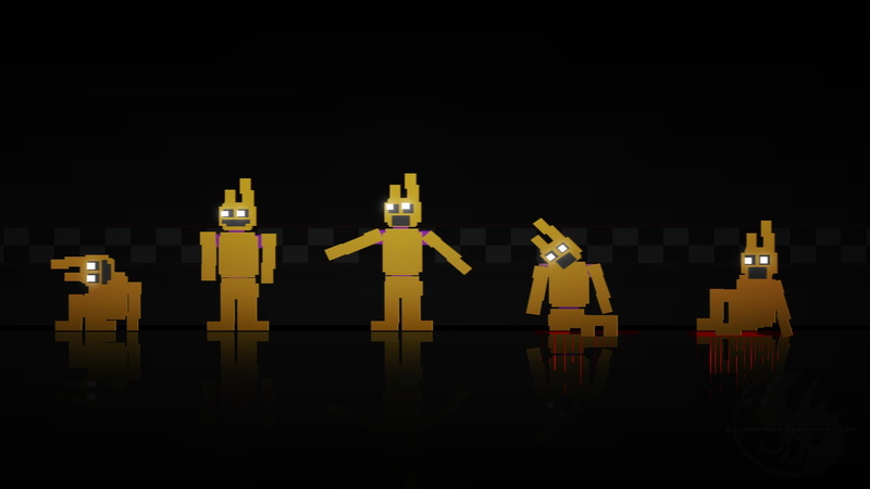 death, Purple man, 1080P, Sprintrap, FNAF 3