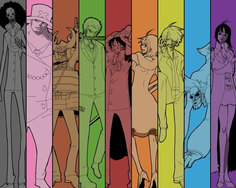 Nami, One Piece, Usopp, Monkey D. Luffy, pirates, Brook, Roronoa Zoro, anime, panels, Tony Tony Chopper, Sanji, Nico Robin, 720P