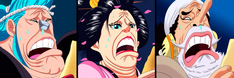 5K, One Piece, Anime, Nico Robin, Usopp (One Piece), Franky (One Piece)