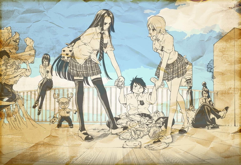 Usopp (One Piece), Sanji (One Piece), Nami (One Piece), One Piece, Anime, Zoro Roronoa, Franky (One Piece), Monkey D. Luffy, Nico Robin, 720P, Tony Tony Chopper