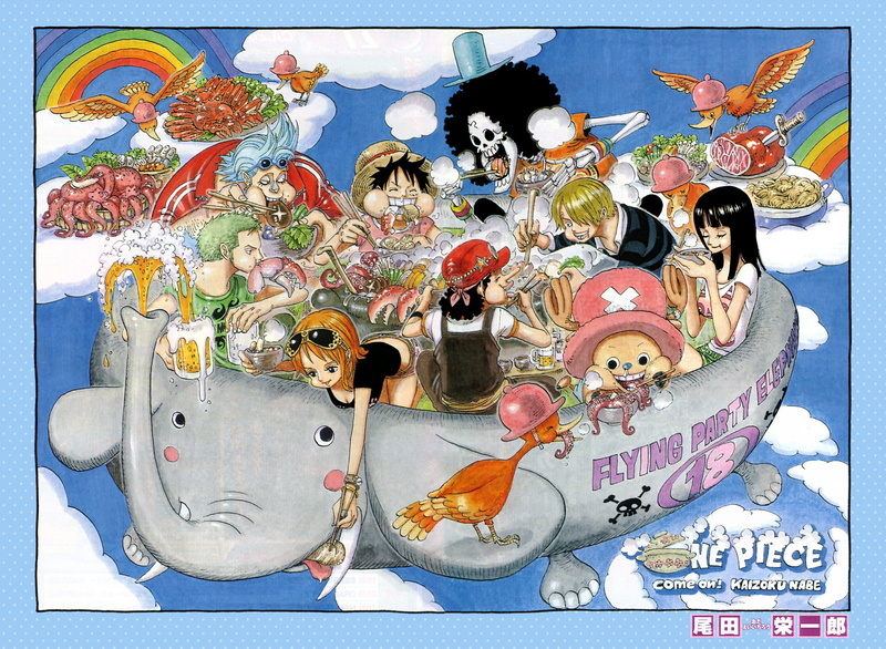 Franky, art and craft, Nico Robin, One Piece, Nami, arts culture and entertainment, 1080P, close-up, elephant, no people, indoors, Sanji, multi colored