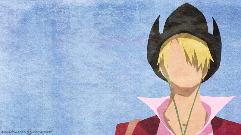 Sanji (One Piece), 1080P, Minimalist, One Piece, Anime