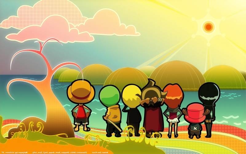 offspring, Roronoa Zoro, cloud - sky, people, group of people, Monkey D. Luffy, childhood, 720P, women, men, nature, leisure activity, Tony Tony Chopper