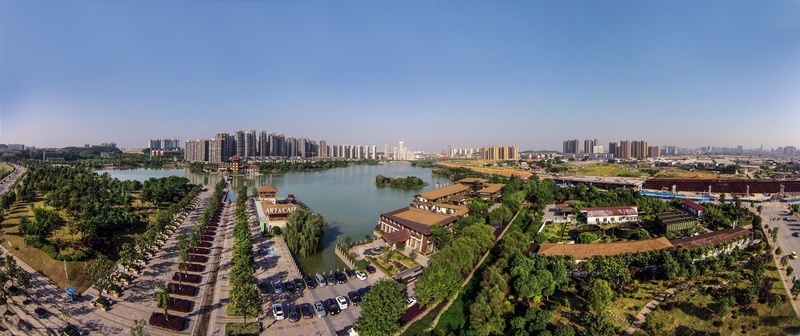urban skyline, aerial view, transportation, city, intention, no people, building exterior, architecture, changsha, landscape, high angle view, cityscape