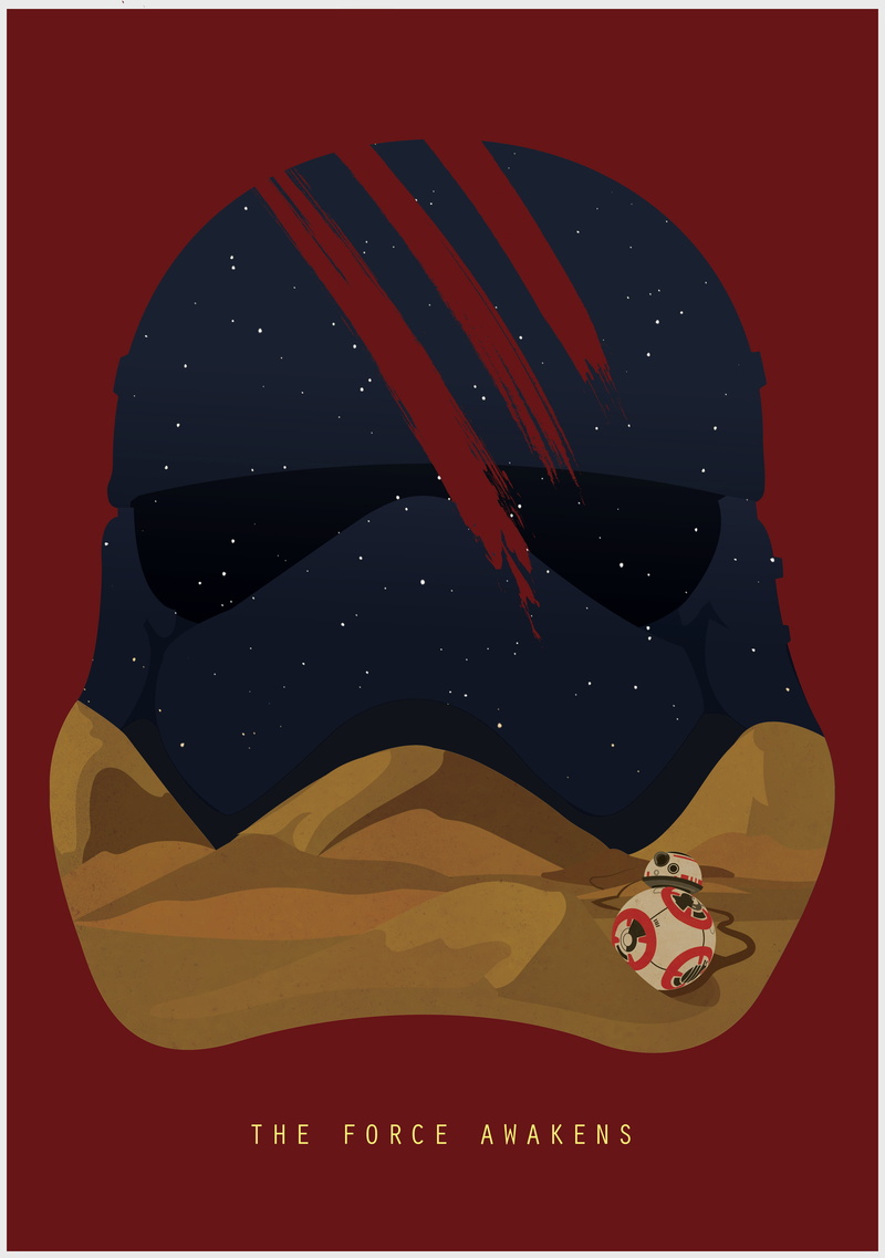 artwork, 4K, Star Wars: The Force Awakens, fan art, Daffy Duck, BB-8, portrait display, movies