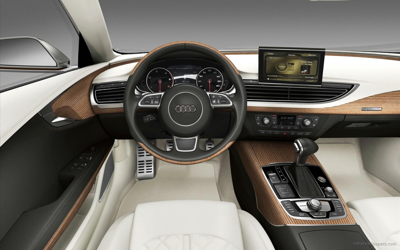 sportback, 1080P, audi, lever, interior, brown, gear, concept, shift, black, cars, steering, wheel
