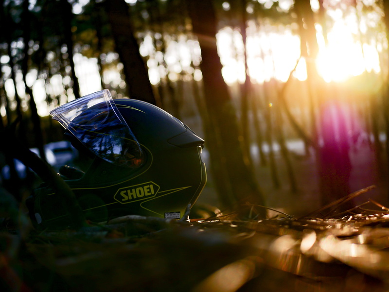 color, growth, text, moto, outdoors, western script, plant, france, sunset, motorbike, sunlight, le grand crohot, 4K, focus on foreground, transportation