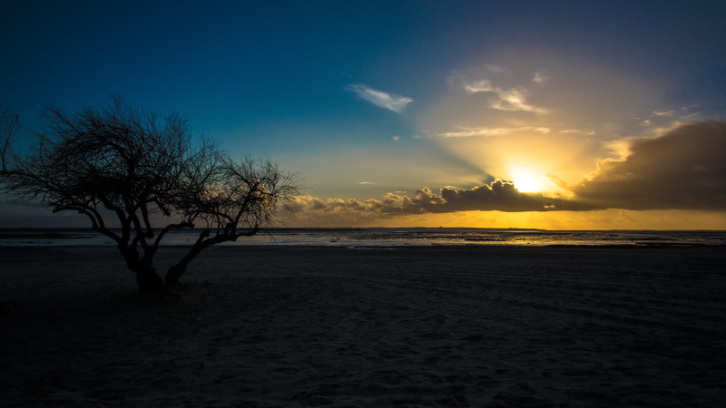water, Lanton, tranquil scene, 5K, scenics - nature, nature, land, beauty in nature, outdoors, Arcachon, scenics, sea, dusk, sky, environment, sand, beach