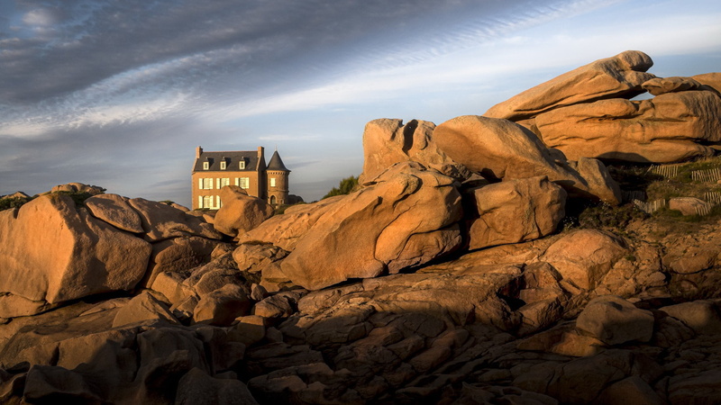 littoral, 1080P, Côtes-darmor, rocks, Bretagne