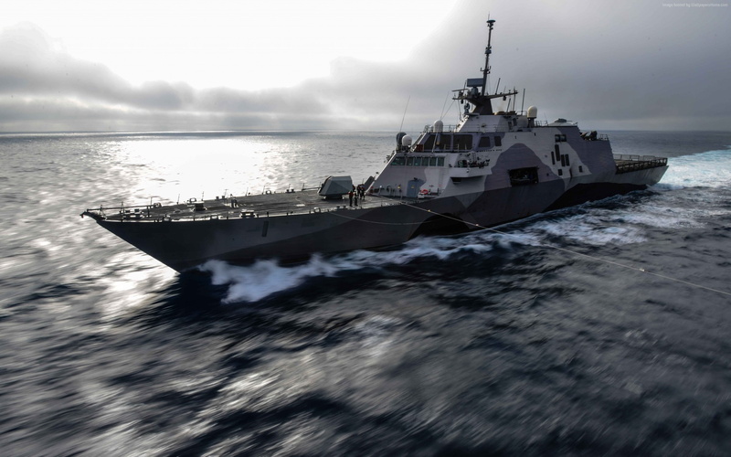 class, freedom, military, motion, luxury, passenger craft, littoral, ship, yacht, navy, 2K, water, outdoors, day, transportation, travel, sea, beach, sky