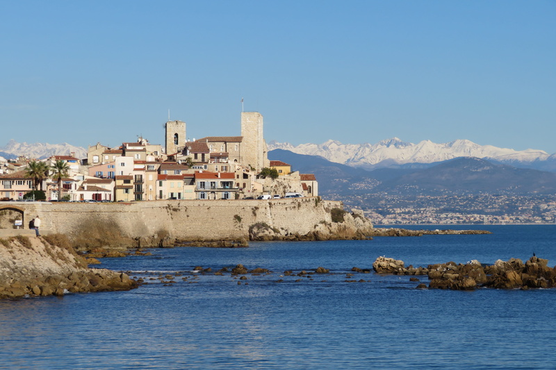 nature, mountain, riviera, architecture, clear sky, côte dazur, pierre, fort, city, snow, body, travel destinations, building, land, screen, side, water
