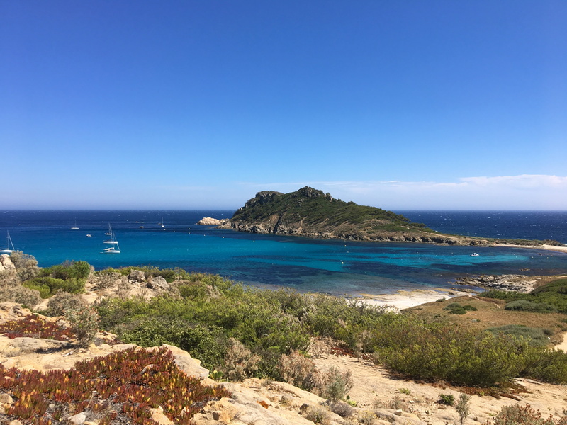beauty in nature, horizon, cap taillat, tranquil scene, plant, horizon over water, outdoors, day, rock - object, 4K, sky, south of france, coast, water