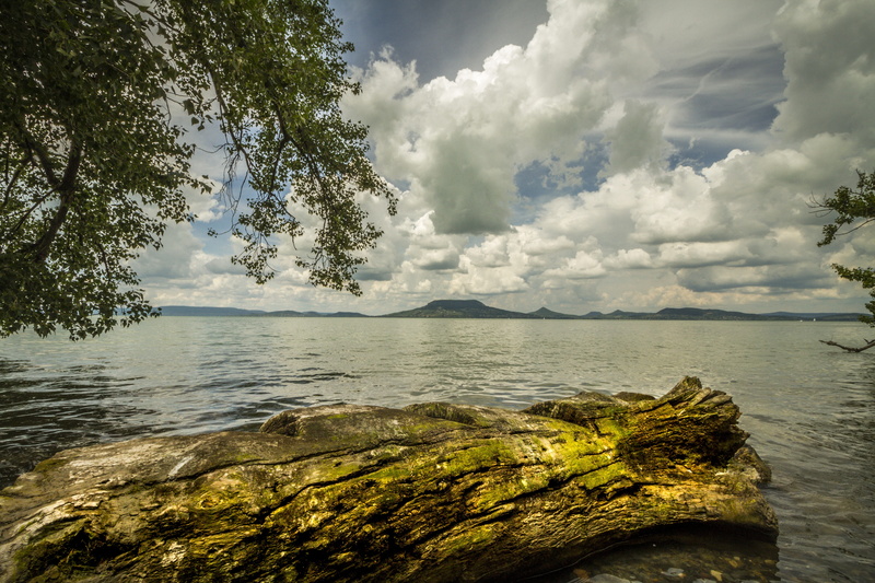 solid, beauty in nature, body of water, day, sky, lake balaton, outdoors, tranquil scene, rock, beautiful, green, landscape, water, no people, tranquility