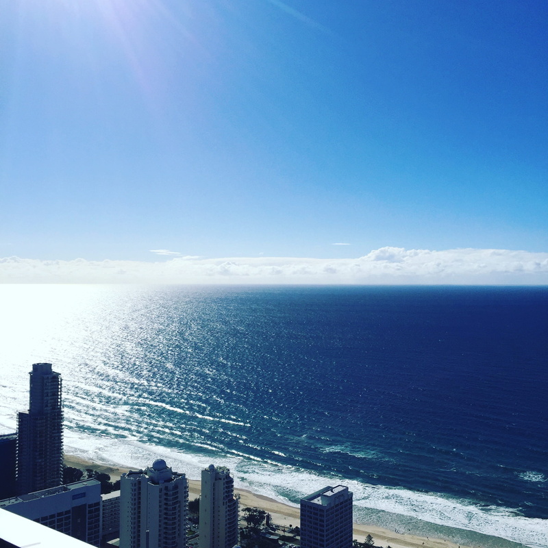 day, gold coast, 1080P, outdoors, horizon over water, district, paradise, name, nice, horizon, surfers, office building exterior, cityscape, skyscraper