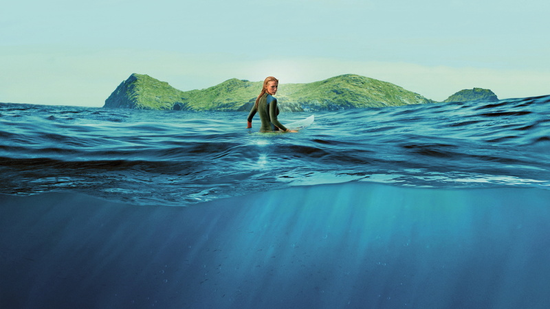 water, Shark Attack, daytime, woman, The Shallows, body, Surfer, 4K, 4K, Nancy