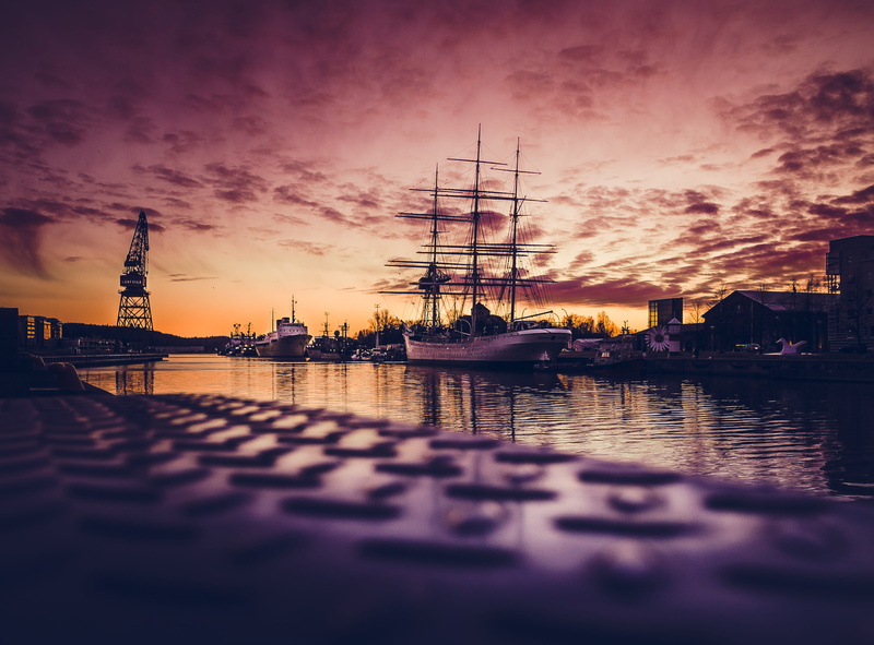 4K, sunset, nature, dusk, body, orange, sunet, white, transportation, ship, person, taking, galleon, purple, sailboat, nautical vessel, dramatic sky, ocean