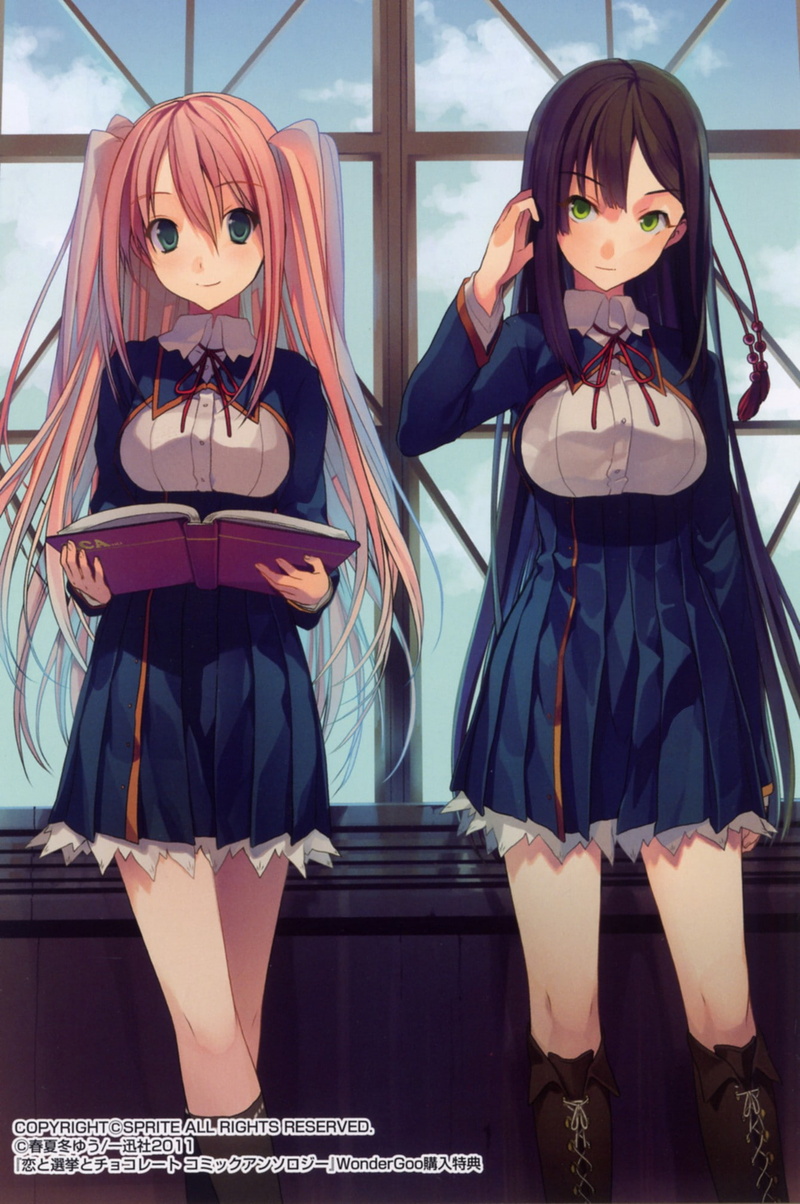 Sumiyoshi Chisato, Koi to Senkyo to Chocolate, anime girls, 1080P, Shinonome Satsuki