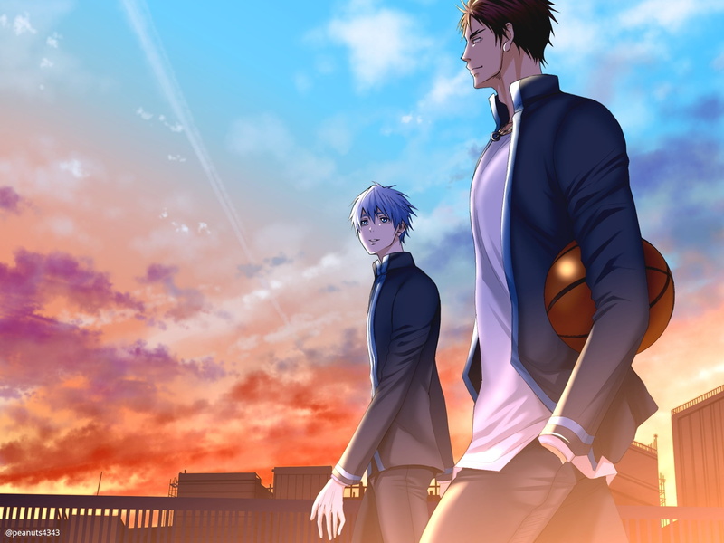 1080P, Taiga Kagami, Kurokos Basketball, Anime, Tetsuya Kuroko