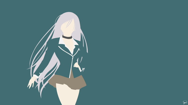 white hair, 1080P, Akashiya Moka, vampires, anime girls, Rosario + Vampire