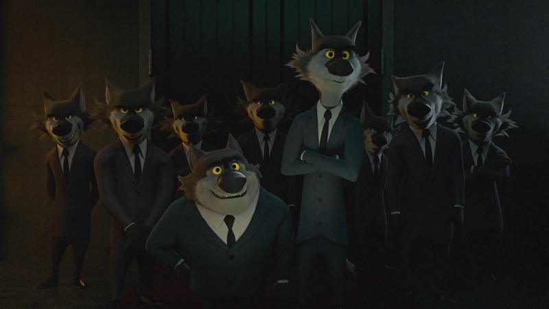 gangster, Clothing, wolf, Rock Dog, Screengrab, Suits, 3d, 1080P, Gangsters, animals, movies, Screen Shot, Tie, Anthro, Cartoon