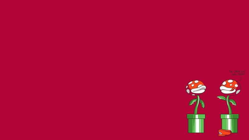 funny, art, mushrooms, mario, minimalistic, bros, plants, Cartoons, games, hd, video, 1080P, x