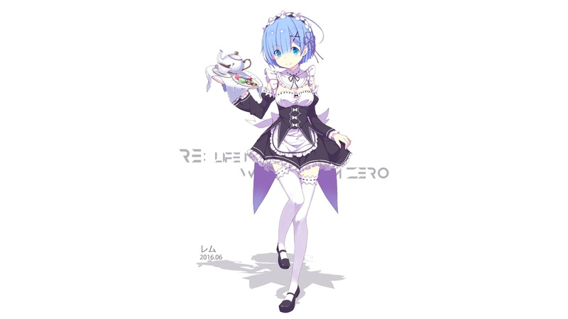 Re:, Rem (Re: Zero), hd, art and craft, human representation, nature, kara, Zero Kara Hajimeru, 1920x1080 px, indoors, representation, Anime Girls, re