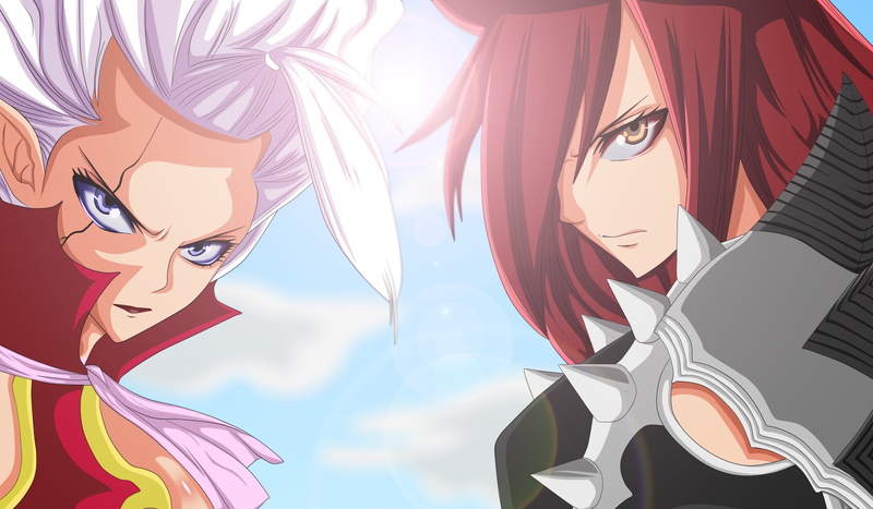 tail, mirajane, strauss, scarlet, erza, 1080P, fairy
