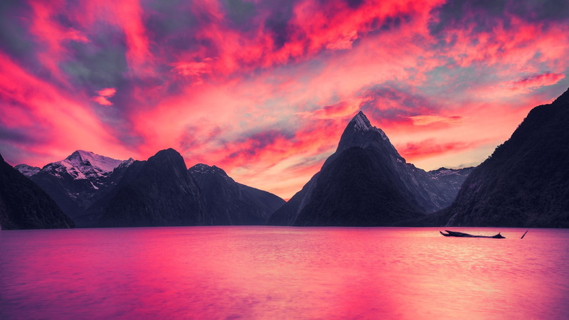 scenic, sun, mountains, park, landscape, scene, nature, 1080P, cloudy, natural, environment, outdoors, mountain, dusk, tree, sunset, holiday, rock, water