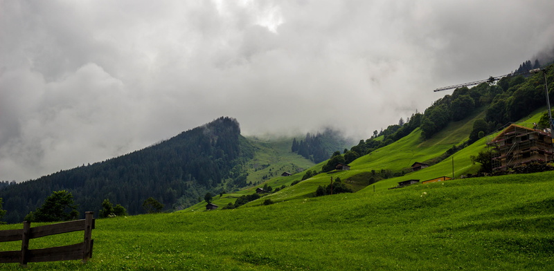 non-urban scene, tranquility, environment, scenics - nature, sky, 5K, beauty in nature, outdoors, tree, green color, mountain peak, foggy, cloud - sky
