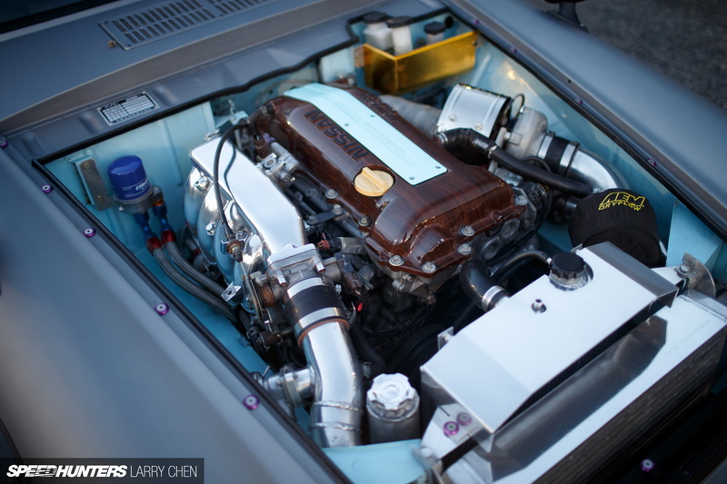 roadster, chrome, tuning, 1968, racing, drift, race, datsun, classic, custom car, 2000, 1080P, engine, engine compartment, nissan