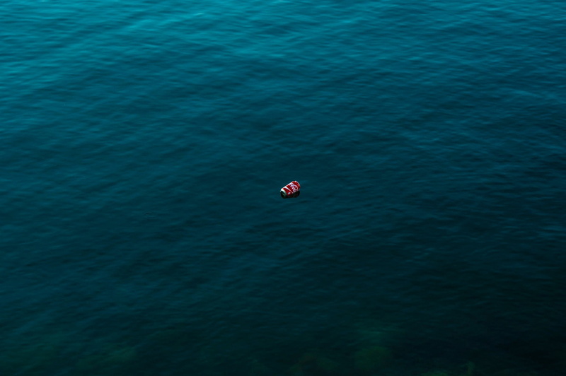 no people, nature, boat, rippled, mid-air, Coca-Cola, water, sea, tranquil scene, sky, red, beauty in nature, transportation, 1080P, waterfront, scenics - nature