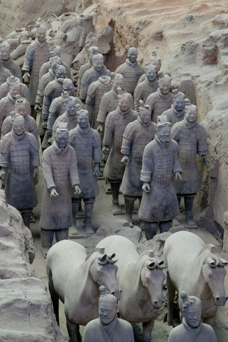 male likeness, statue, solider, belief, no people, 2K, architecture, warrior, mythology, religion, terracotta, xian, day, spirituality, china, solid, travel destinations