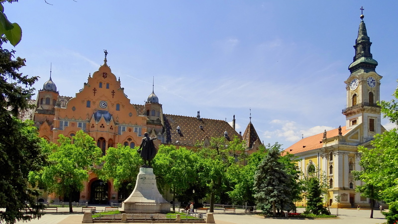 nature, travel destinations, architecture, the past, kecskemét, travel, downtown, old town, tourism, no people, plant, outdoors, historically, building exterior