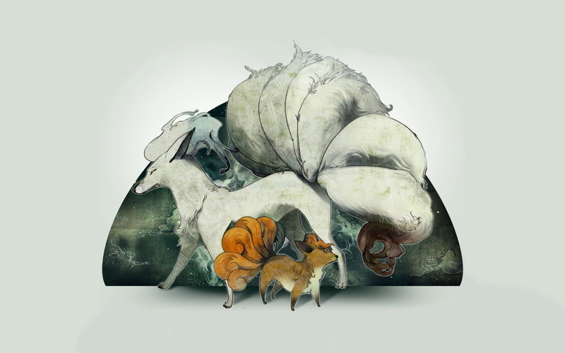 Fire Pokémon, Pokémon, Vulpix (Pokémon), 720P, Ninetales (Pokémon)