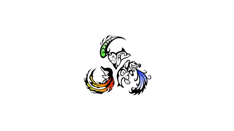 pokemon, fire, Chikorita, elements, 1080P, water, grass, flame, Cyndaquil, Totodile