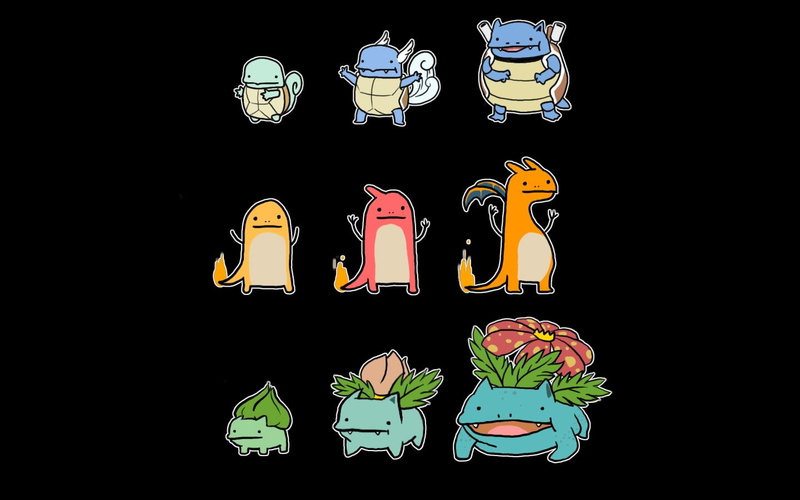 blastoise, venusaur, ivysaur, charizard, 720P, pokemon, charmander, wartortle, charmeleon, bulbasaur, squirtle