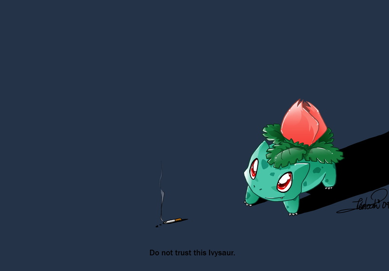 simple, pokemon, ivysaur, background, 1080P, bulbasaur