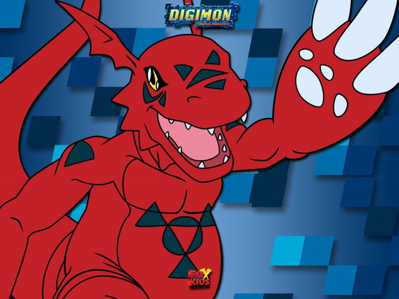 480P, anime, digimon, x, hd, fags, guilamon, charmeleon, art