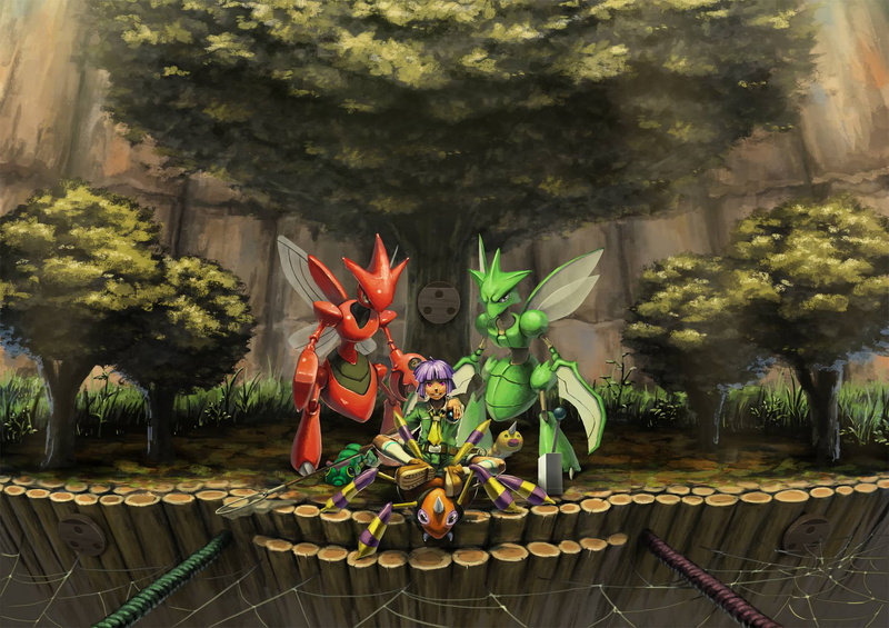Caterpie (Pokémon), Bugsy (Pokemon), Weedle (Pokémon), 1080P, Ariados (Pokémon), Scizor (Pokémon), Scyther (Pokémon), Pokémon: Gold and Silver, Pokémon