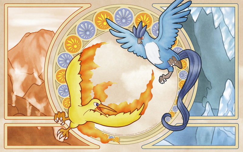 Pokémon, Moltres (Pokémon), Articuno (Pokémon), 1080P